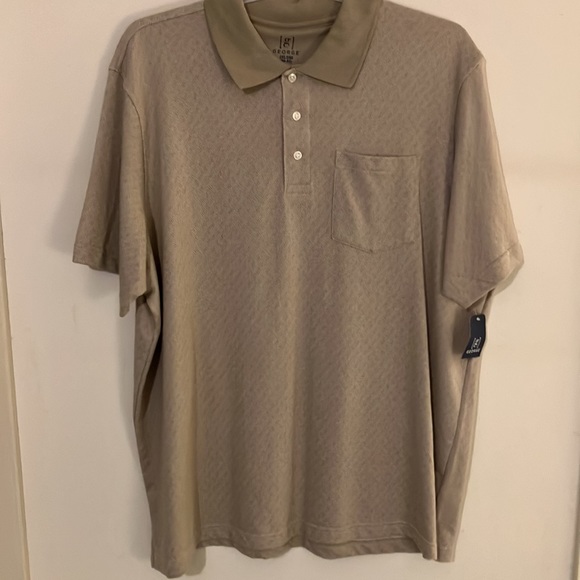 George Other - #86 Men’s George Patterned Polo T-Shirt - Size 2XL (50-52) - NWT